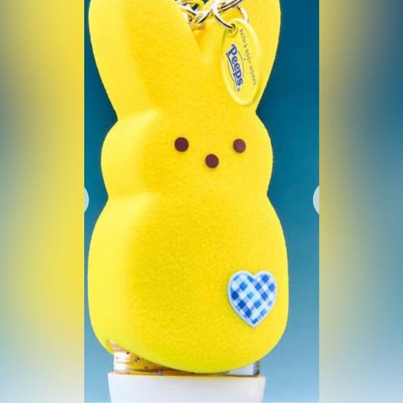 Bath and body works PEEPS® Yellow Marshmallow Bunny hand sanitizer holder - Picture 2 of 3